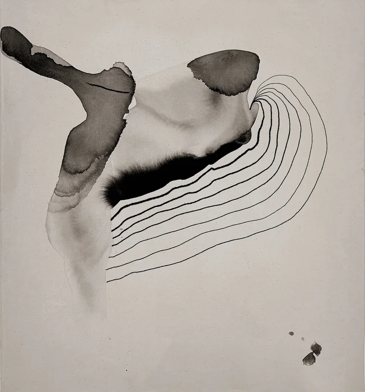 Akrylmålning Rorschach 4 av Radka Isbrandt