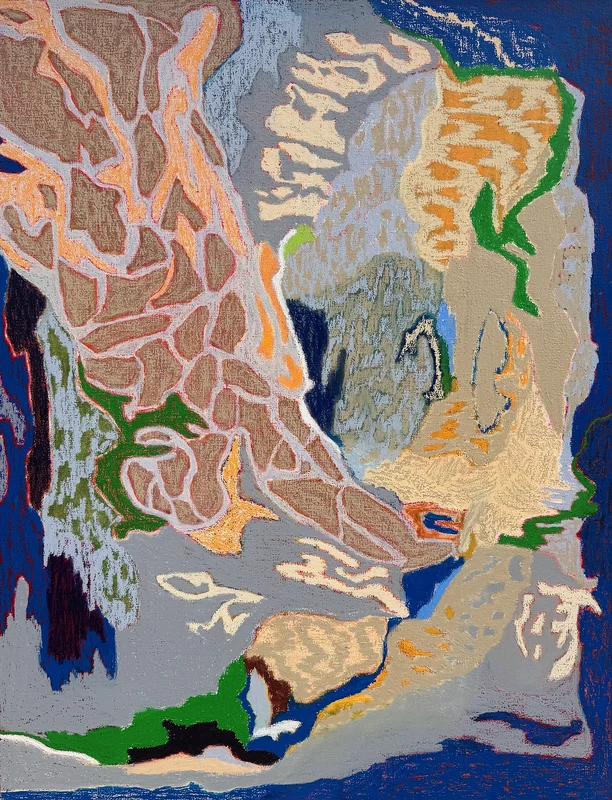 Oljemålning Emotional Undertow av Anna Forster