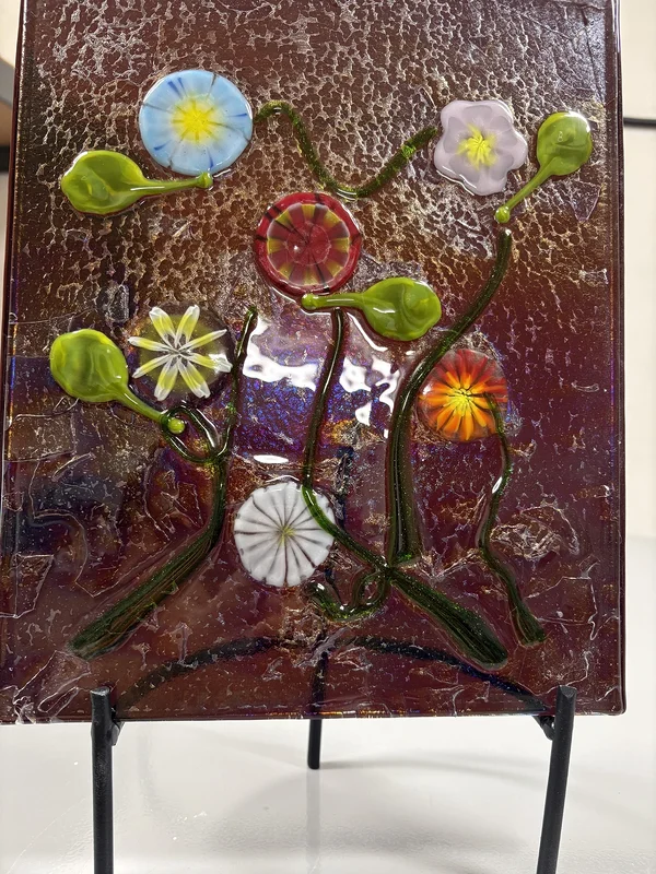 Skulptur Sommarblomster av Barbro Augustin