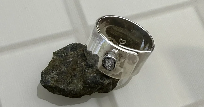 Ring i silver av Marie Clair
