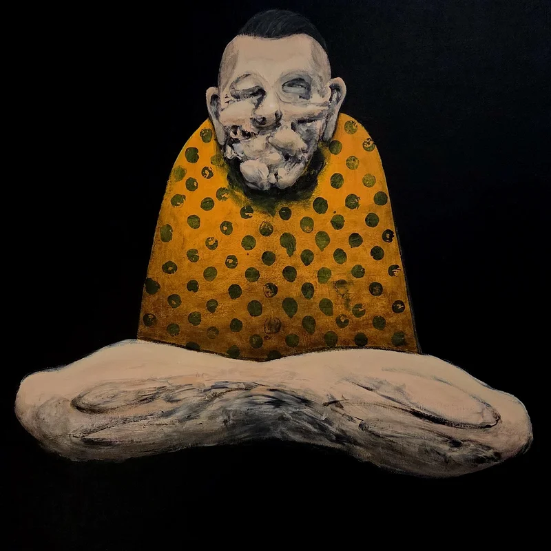 Akrylmålning Divine av Filip D. Jensen
