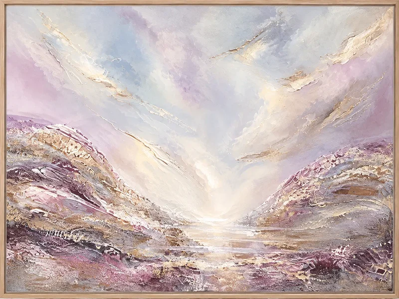 Akrylmålning Lavender dreams av Marielle Sandgren