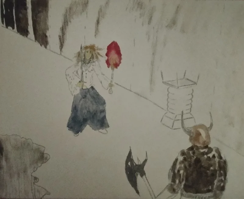 Lyssa i borgen "Grullhagg" av Elia Lindgren