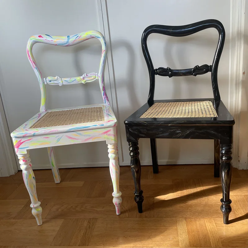 Yin & Yang – Två stolar, en berättelse av Liane Specht