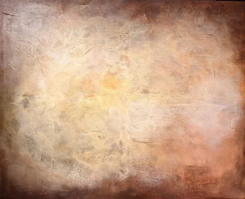 Akrylmålning Golden silence av Linda Thörnblom