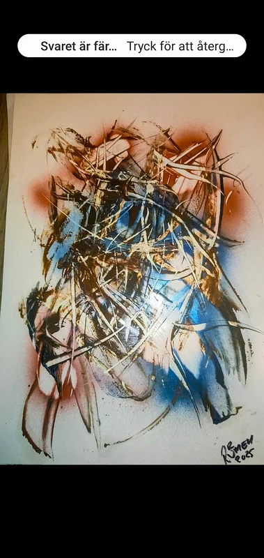 Akrylmålning Metallica av Ronald Rumell