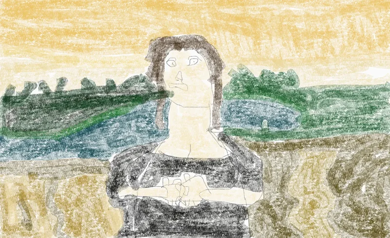 Mona pisa av Valdemar Ågren