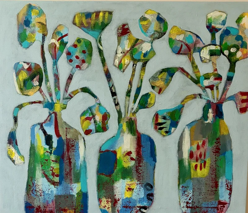 Akrylmålning Those who don’t believe in magic will never find it av JennyAnn Lagerqvist