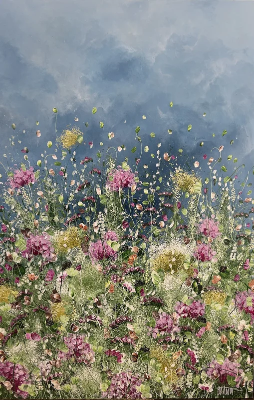 Akrylmålning Where the Wild Grows av Anna Artistockholm Brandt