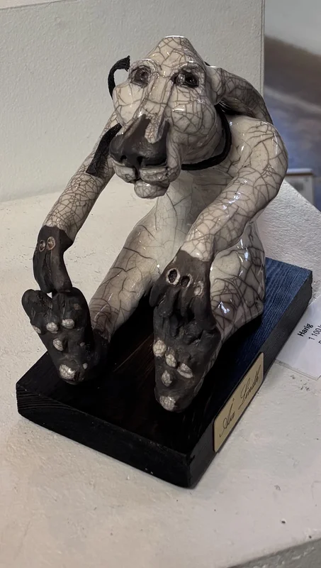 Skulptur Harig av Åsa Lindh