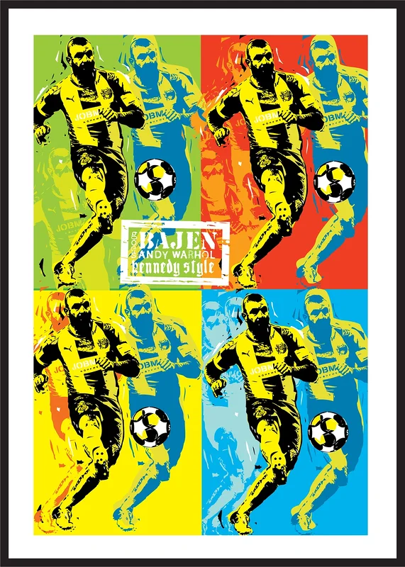 Bajen goes Warhol / Kennedy av Ola Carlberg