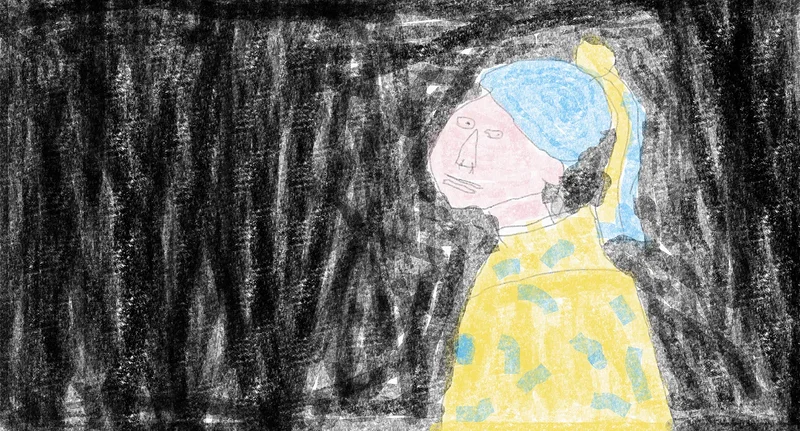 The girl with a pearl earring av Valdemar Ågren