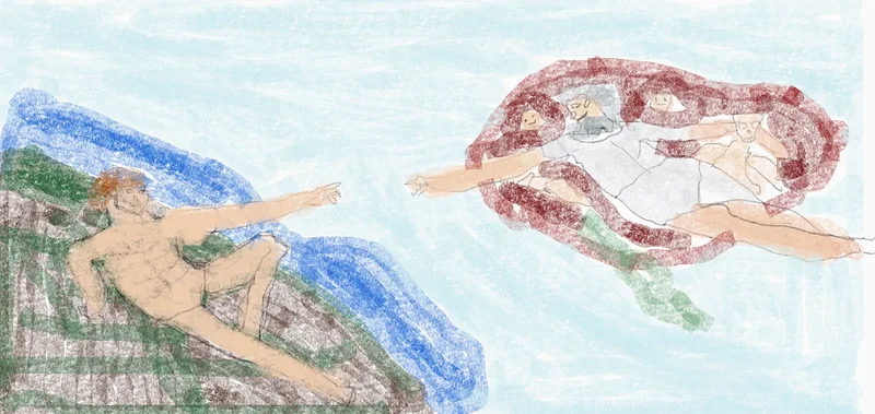 The Creation Of Adam av Valdemar Ågren