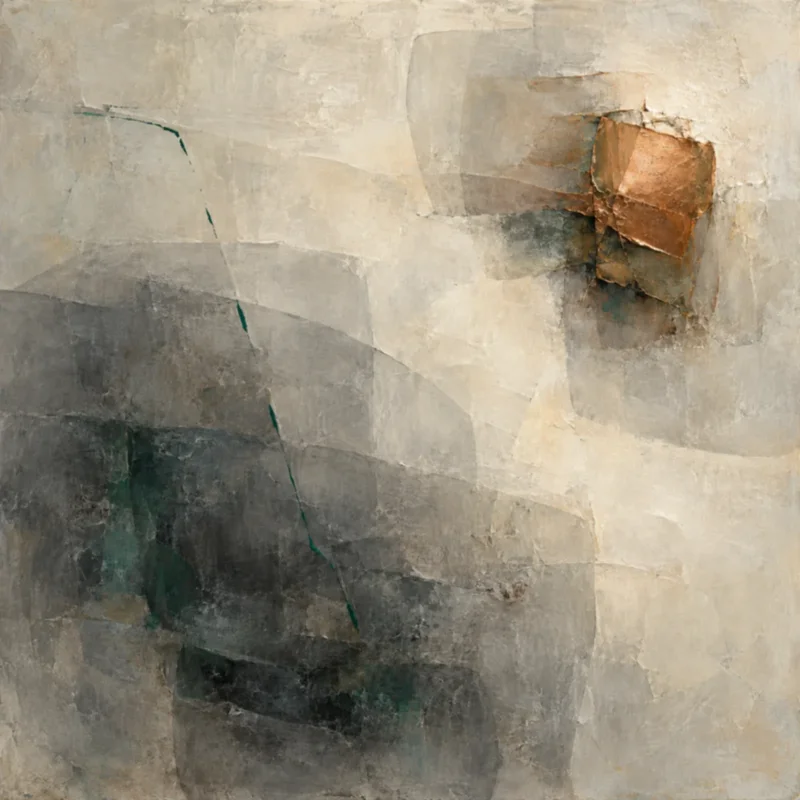 Akrylmålning The Weight of a Quiet Distance av Jimmy Persson