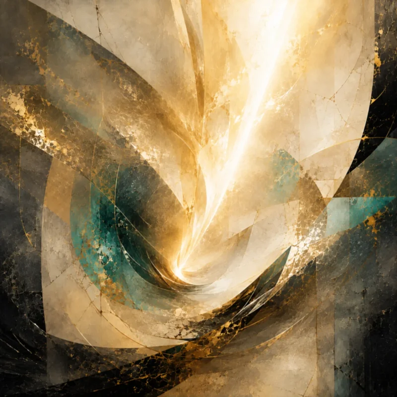 Akrylmålning Where the Infinite Begins to Rise av Jimmy Persson