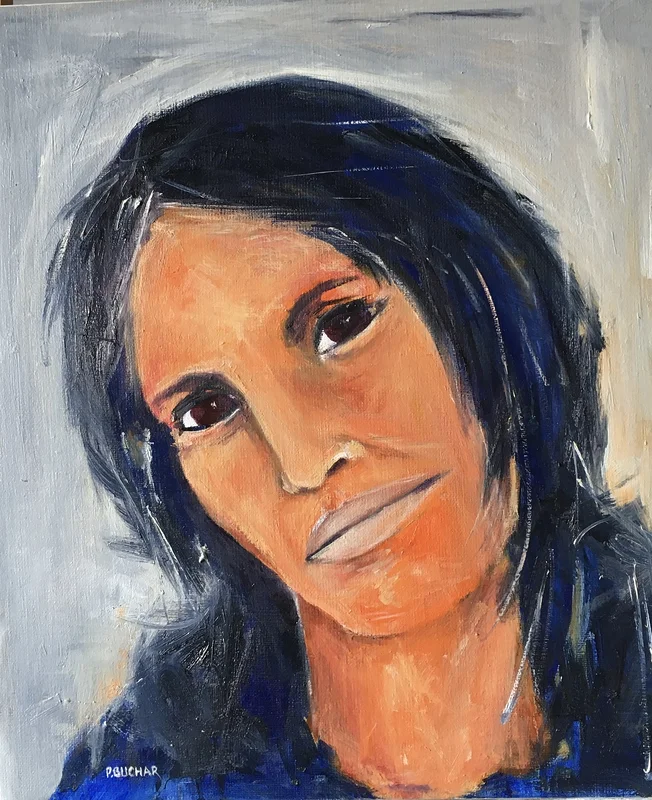 Oljemålning "Manolo" av Peter Buchar
