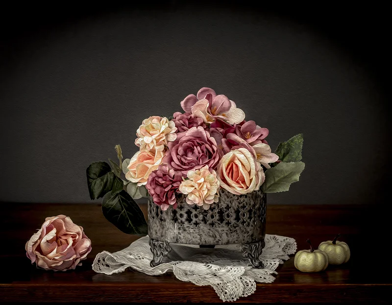 Blommor vintage av Eva Söderberg