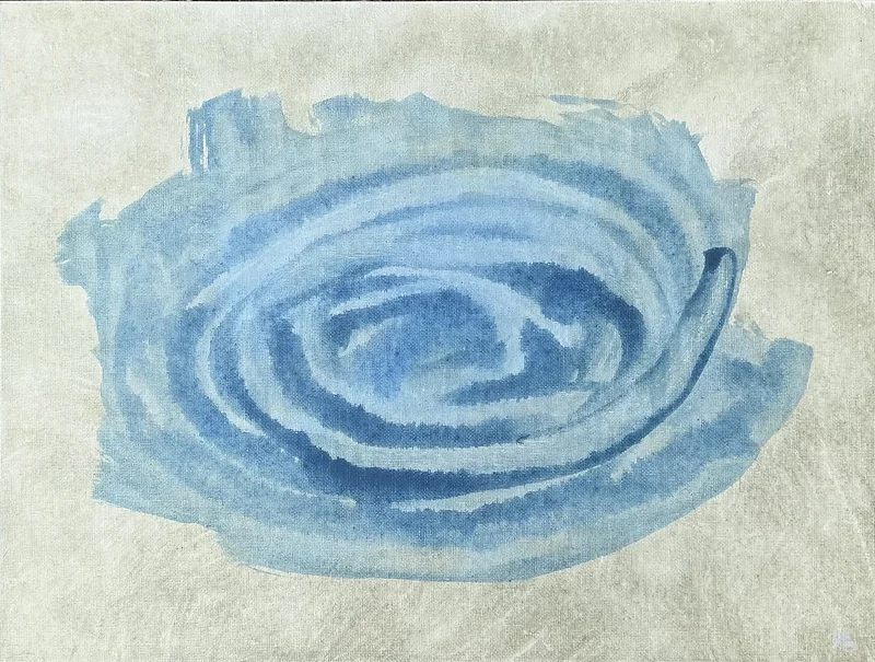 Akrylmålning Swirl av H Björck