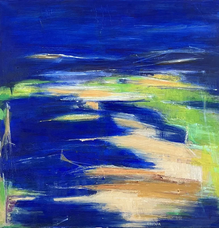 Oljemålning ”A new beginning” av Peter Buchar