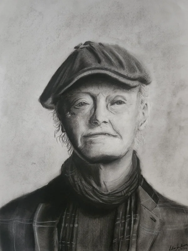 Soft pastel portrait av Ida Axelsson
