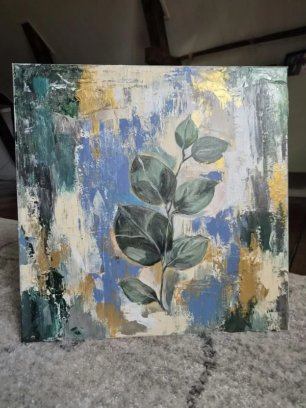 Akrylmålning Eucalyptus av Lisa Lithman
