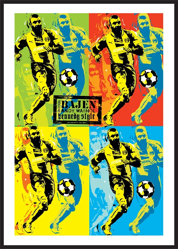 Bajen goes Warhol / Kennedy av Ola Carlberg
