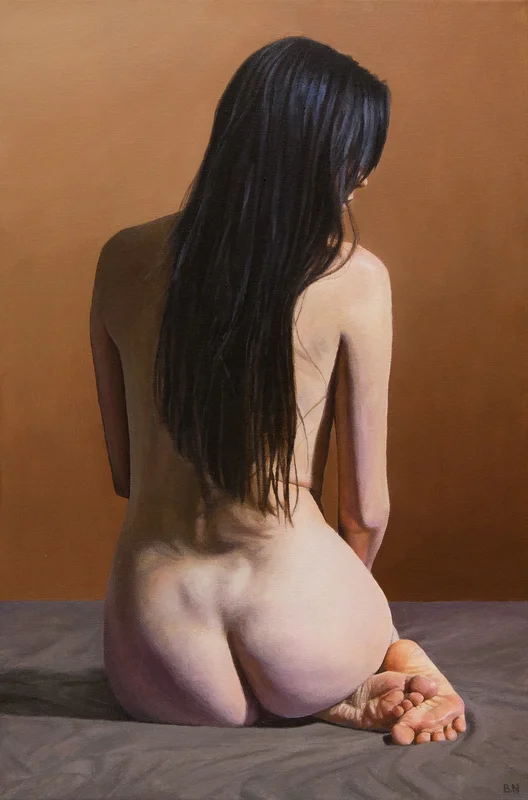 Akrylmålning Backside II av Björn Nordström