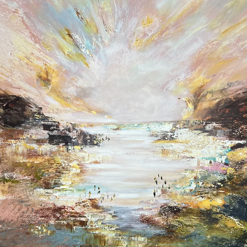 Akrylmålning Wild Serenity av Anne-lee Andersson