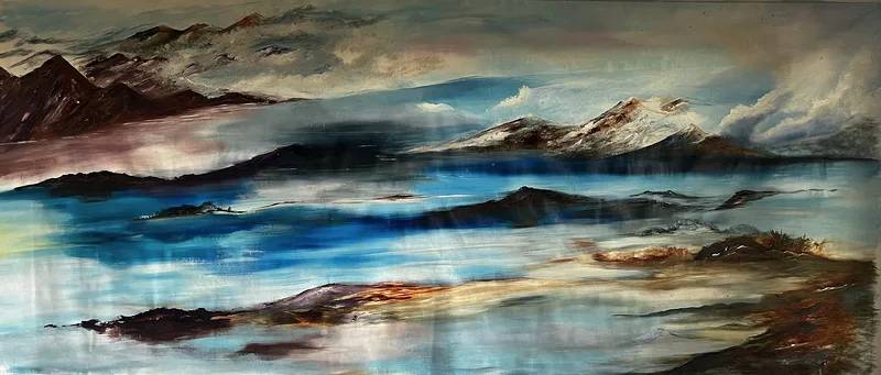 Oljemålning Wilderness av Olof Chronvall