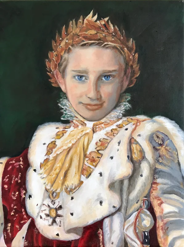 Oljemålning The Emperor av Marianne Philp