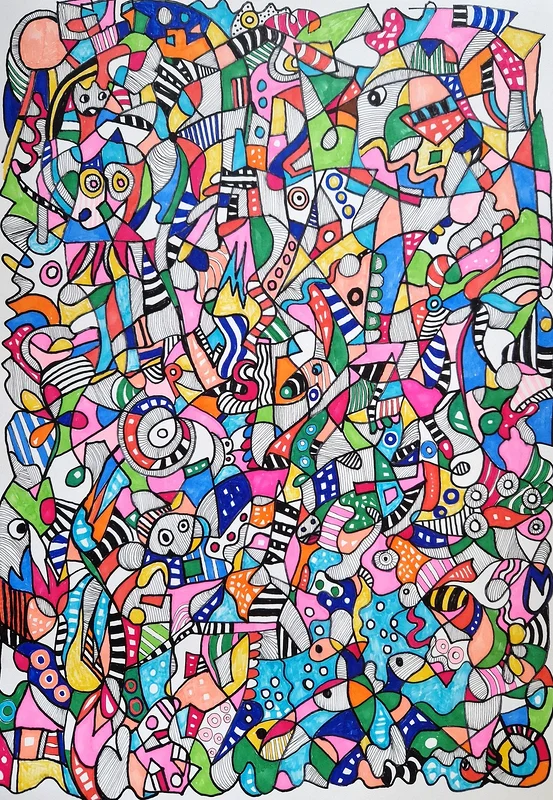 Doodle-of-the-week-1 av Birgitta Jonsson Bijon Art