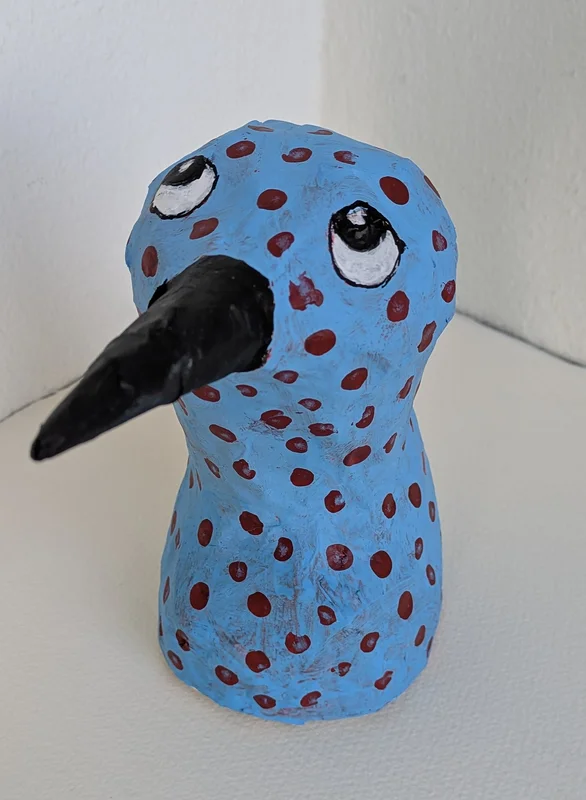 Skulptur Blue av Ingrid Astbo