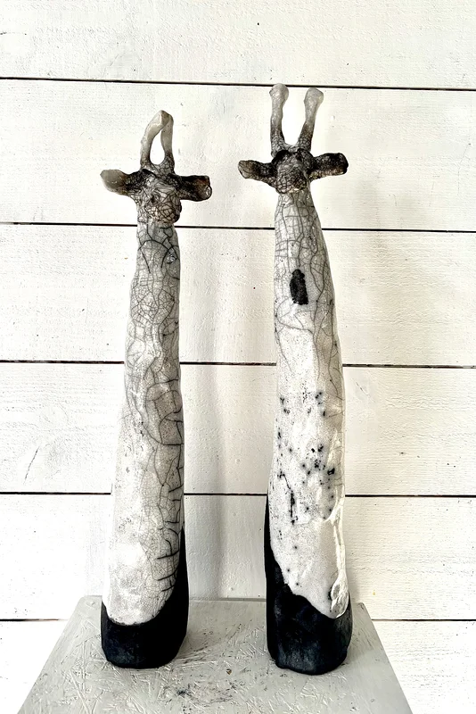 Skulptur Gunnar & Gunvor av Maria Falk Larsson