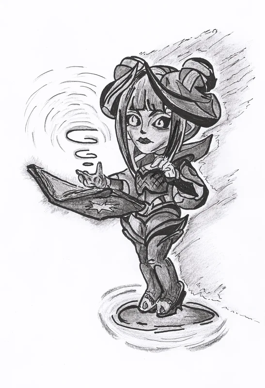 Iris (Fan Art) av Steffi Vogt
