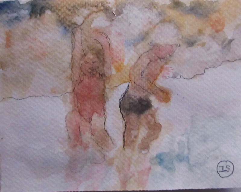 Akvarell Sommar II av Jan Söderman