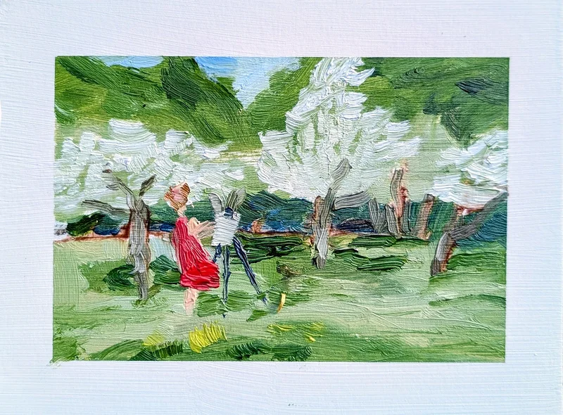 Oljemålning En plein air av Timofey Makoveychuk