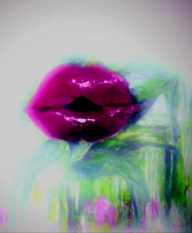 "The unforgettable kiss" Original visades I Carrousel du Louvre/PARIS av Lina Forsdahl