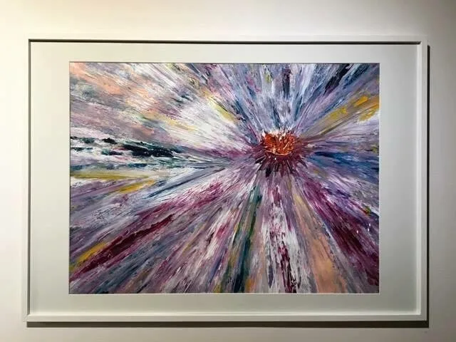 Akrylmålning Bloom av Sofia Oliai