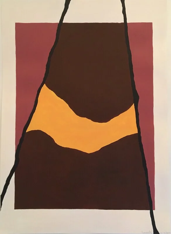 Akrylmålning Untitled 1 av Hampus Wärme