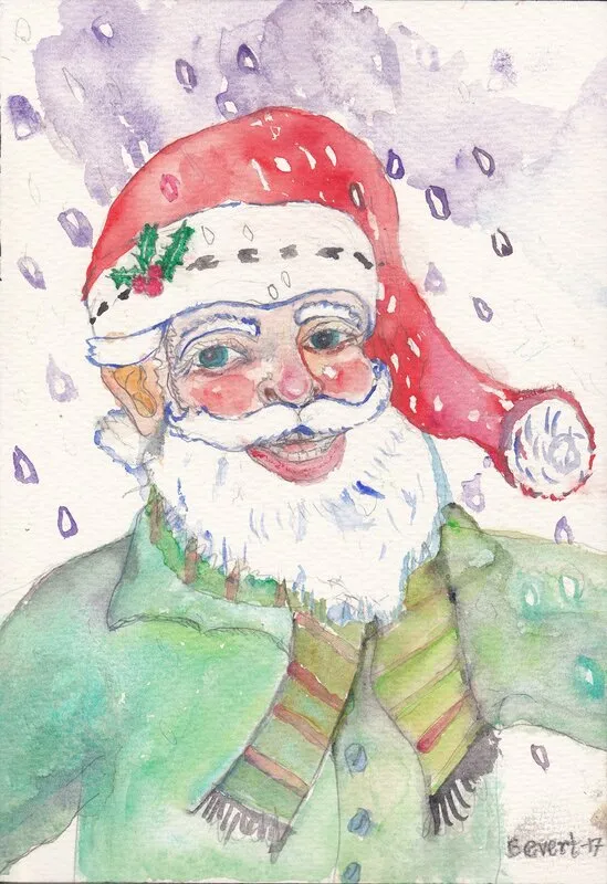 Akvarell I förväntans tider! av Britt Evertsson