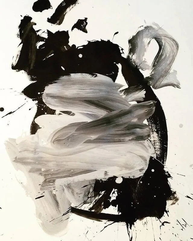 Akrylmålning Today Zen av Alicia Larsson