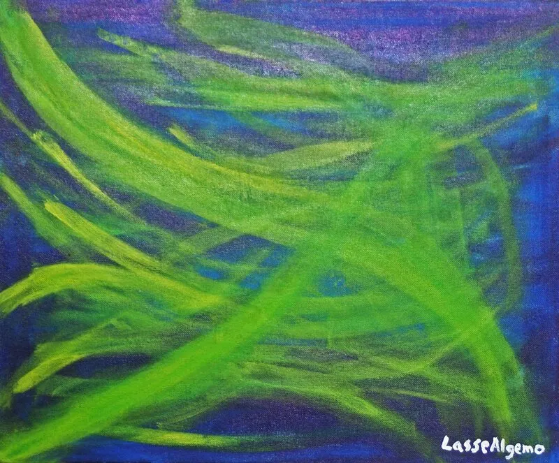 Akrylmålning Abstrakt konst av Lasse Algemo