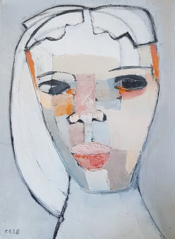 Oljemålning Bride to be av Cecilia Ciscar