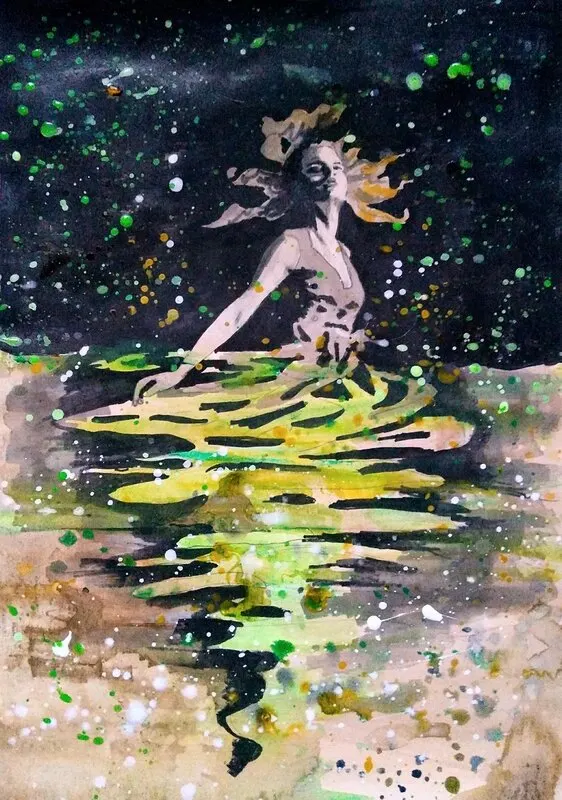 The green fairy III av Anna Larneryd