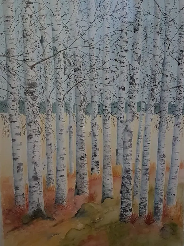 Akvarell Stamtavla av Anita Lindgren