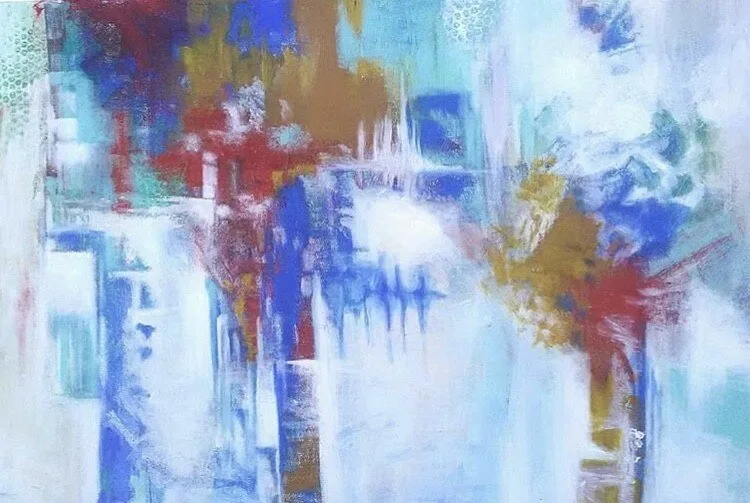 Akrylmålning Hope av Alexandra Petropoulou