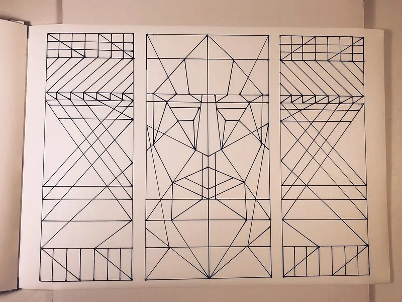 Geometric warrior av Linnea Pyling