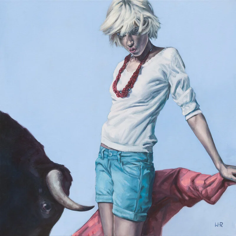 Oljemålning Toro av Wolf- Rook