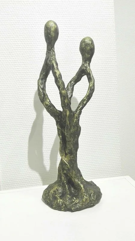 Skulptur Par av Salah Omar