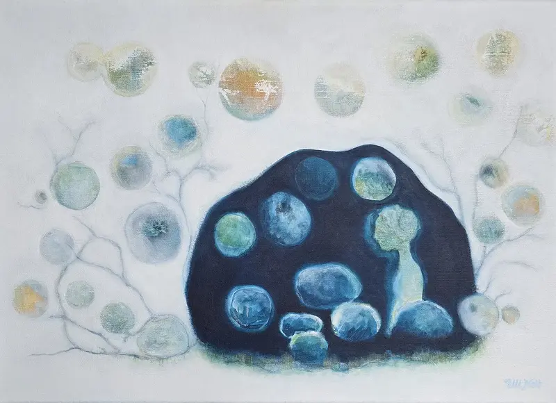 Akrylmålning Saknad av Ulrika Netterstedt